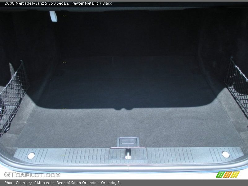 Pewter Metallic / Black 2008 Mercedes-Benz S 550 Sedan