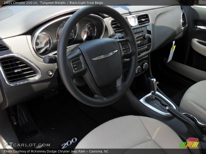  2011 200 LX Black/Light Frost Beige Interior