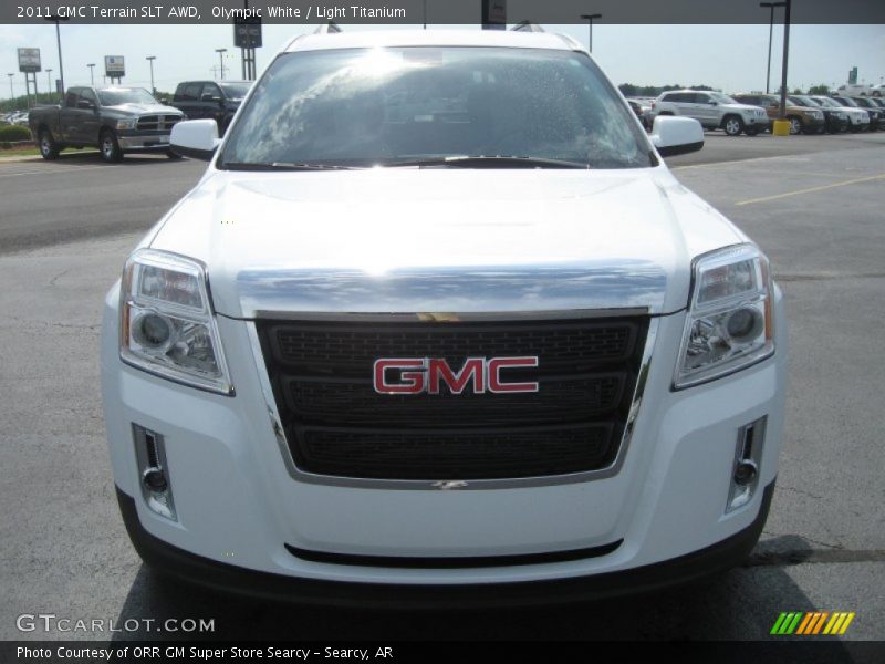 Olympic White / Light Titanium 2011 GMC Terrain SLT AWD