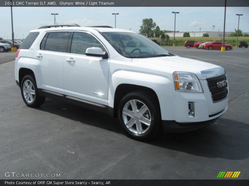 Olympic White / Light Titanium 2011 GMC Terrain SLT AWD