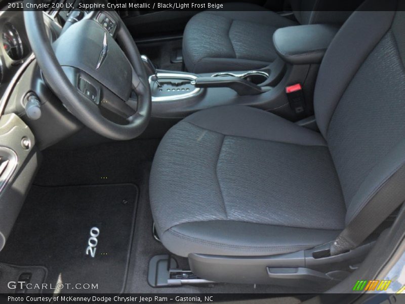  2011 200 LX Black/Light Frost Beige Interior