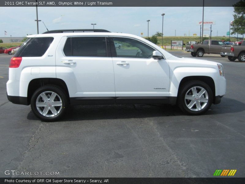 Olympic White / Light Titanium 2011 GMC Terrain SLT AWD