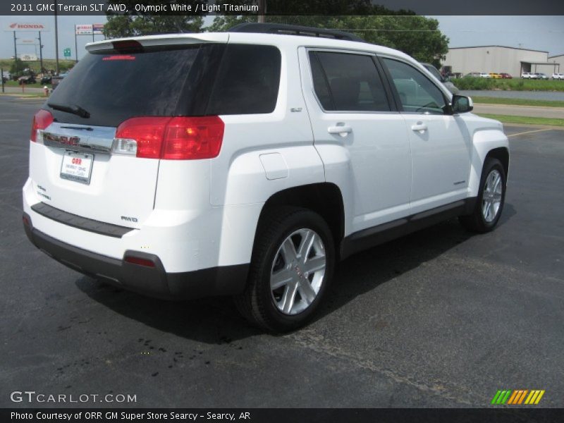 Olympic White / Light Titanium 2011 GMC Terrain SLT AWD