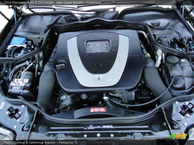 Jade Green Metallic / Cashmere 2009 Mercedes-Benz E 350 Sedan