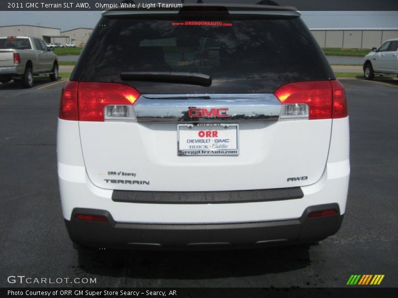 Olympic White / Light Titanium 2011 GMC Terrain SLT AWD