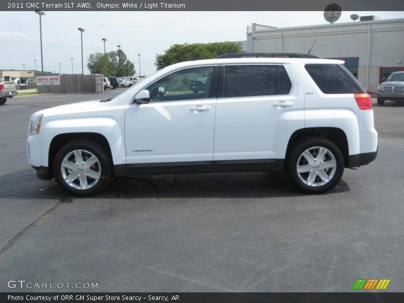 Olympic White / Light Titanium 2011 GMC Terrain SLT AWD