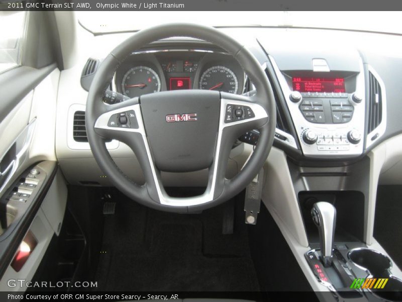 Olympic White / Light Titanium 2011 GMC Terrain SLT AWD