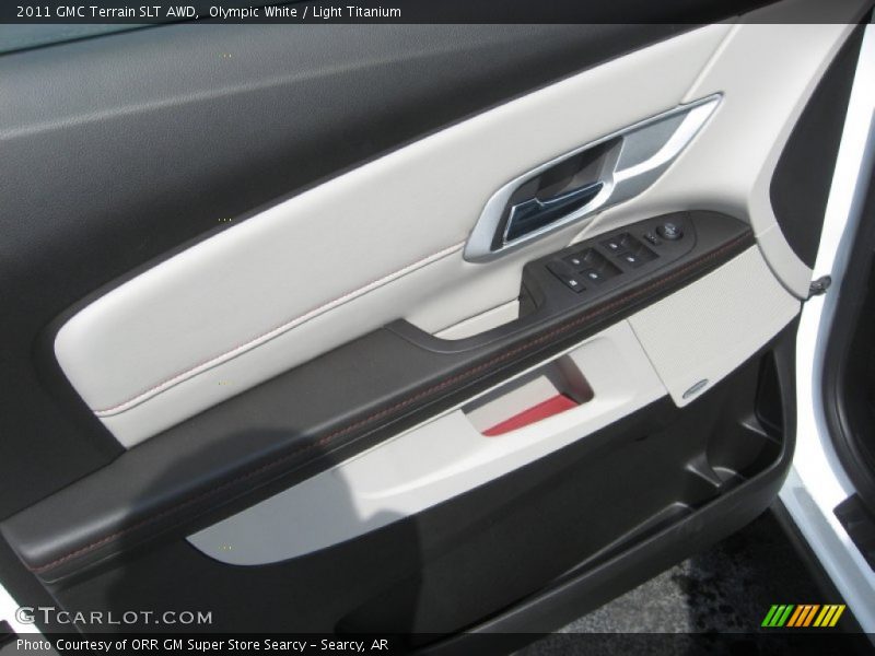 Olympic White / Light Titanium 2011 GMC Terrain SLT AWD