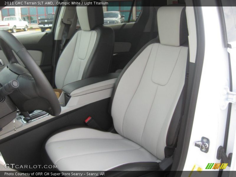 Olympic White / Light Titanium 2011 GMC Terrain SLT AWD