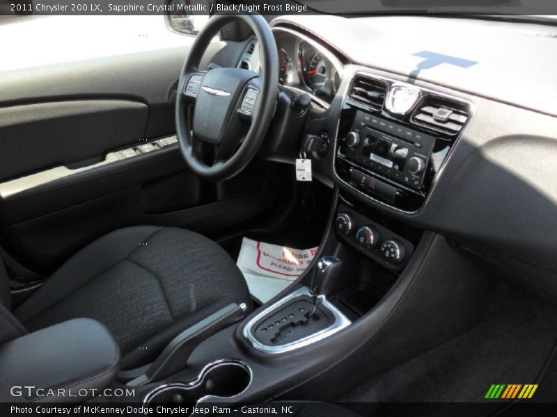  2011 200 LX Black/Light Frost Beige Interior