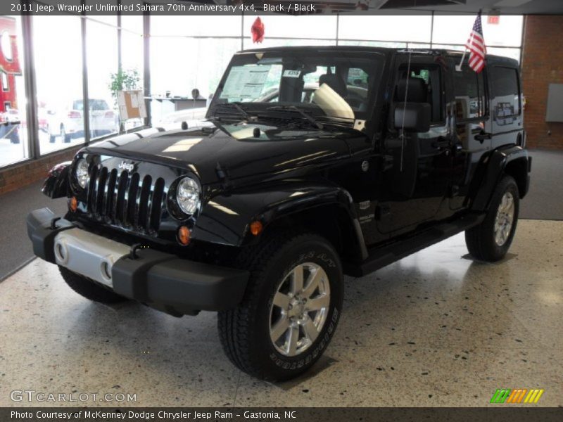 Black / Black 2011 Jeep Wrangler Unlimited Sahara 70th Anniversary 4x4