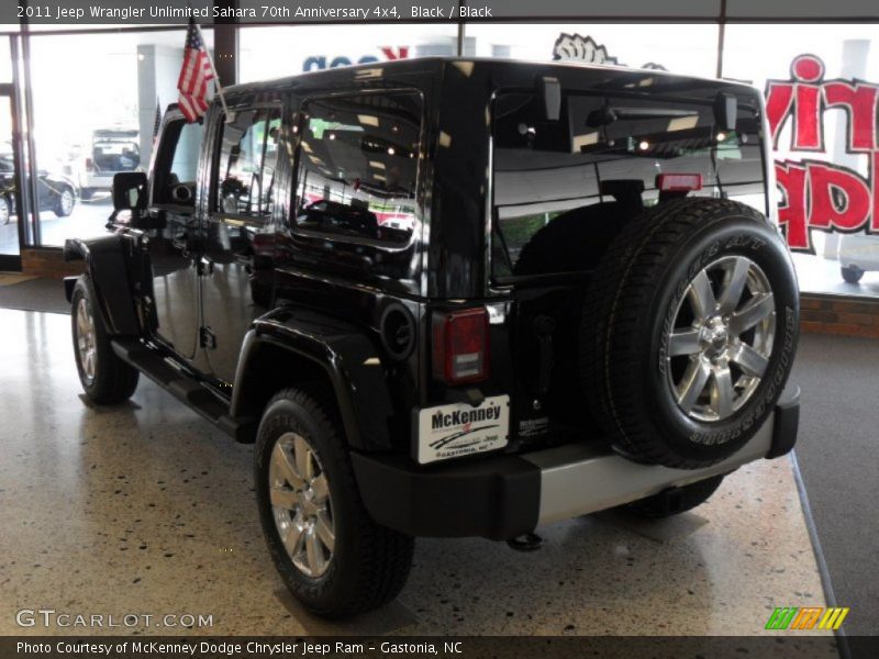 Black / Black 2011 Jeep Wrangler Unlimited Sahara 70th Anniversary 4x4