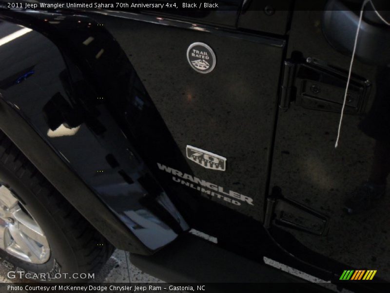Black / Black 2011 Jeep Wrangler Unlimited Sahara 70th Anniversary 4x4