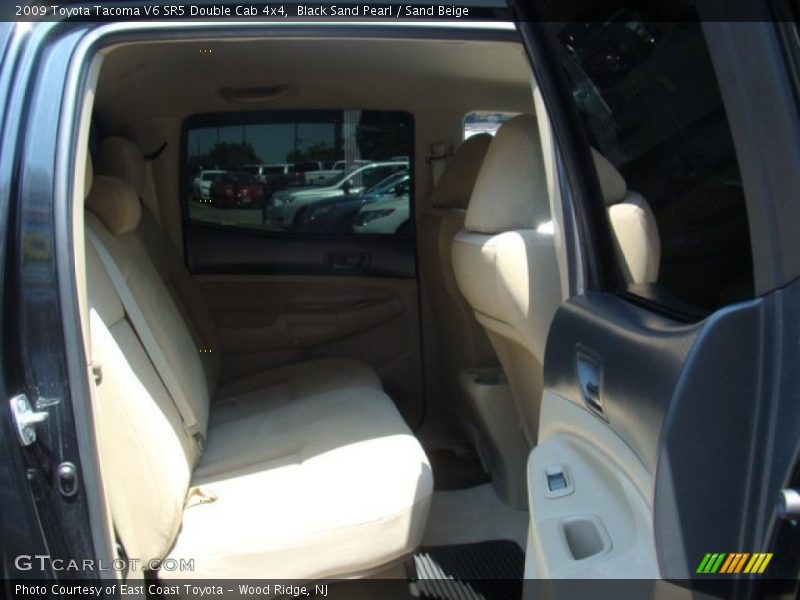 Black Sand Pearl / Sand Beige 2009 Toyota Tacoma V6 SR5 Double Cab 4x4