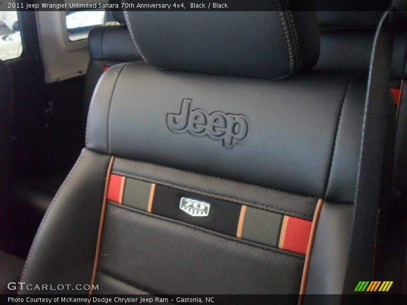 Black / Black 2011 Jeep Wrangler Unlimited Sahara 70th Anniversary 4x4