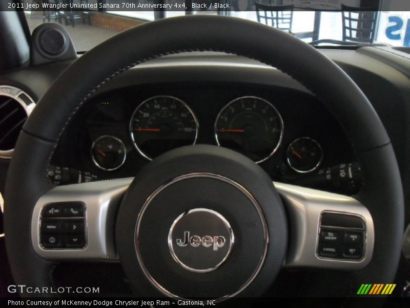Black / Black 2011 Jeep Wrangler Unlimited Sahara 70th Anniversary 4x4