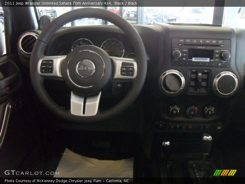 Black / Black 2011 Jeep Wrangler Unlimited Sahara 70th Anniversary 4x4