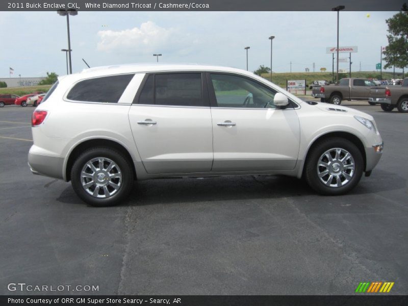 White Diamond Tricoat / Cashmere/Cocoa 2011 Buick Enclave CXL