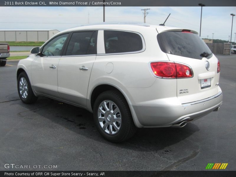 White Diamond Tricoat / Cashmere/Cocoa 2011 Buick Enclave CXL