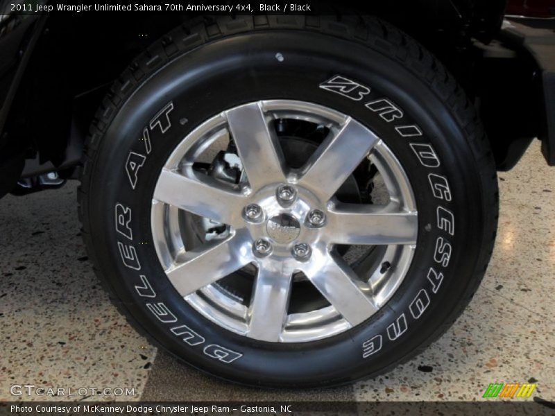 Black / Black 2011 Jeep Wrangler Unlimited Sahara 70th Anniversary 4x4