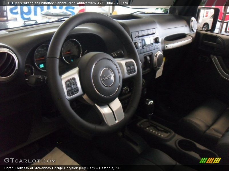 Black / Black 2011 Jeep Wrangler Unlimited Sahara 70th Anniversary 4x4