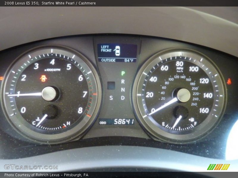 Starfire White Pearl / Cashmere 2008 Lexus ES 350