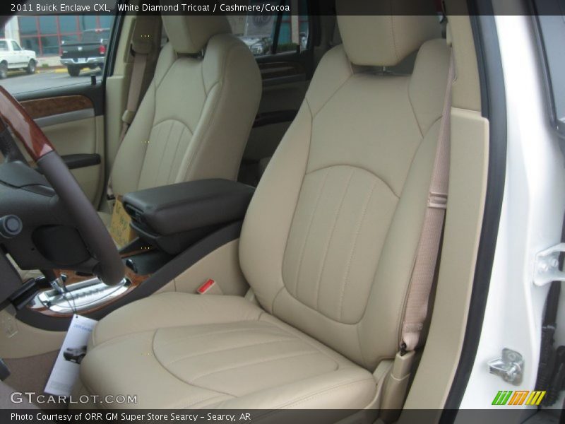White Diamond Tricoat / Cashmere/Cocoa 2011 Buick Enclave CXL
