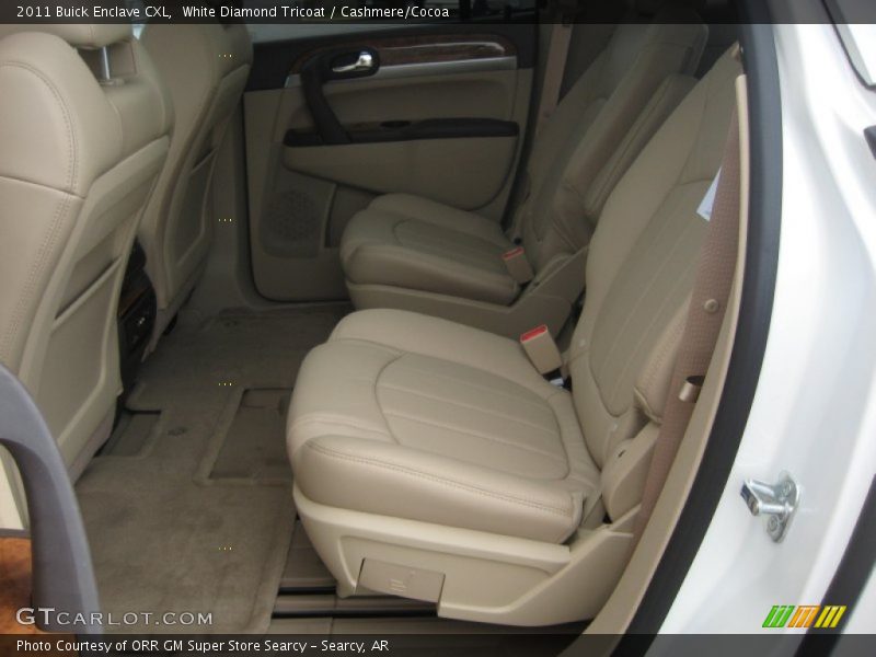White Diamond Tricoat / Cashmere/Cocoa 2011 Buick Enclave CXL