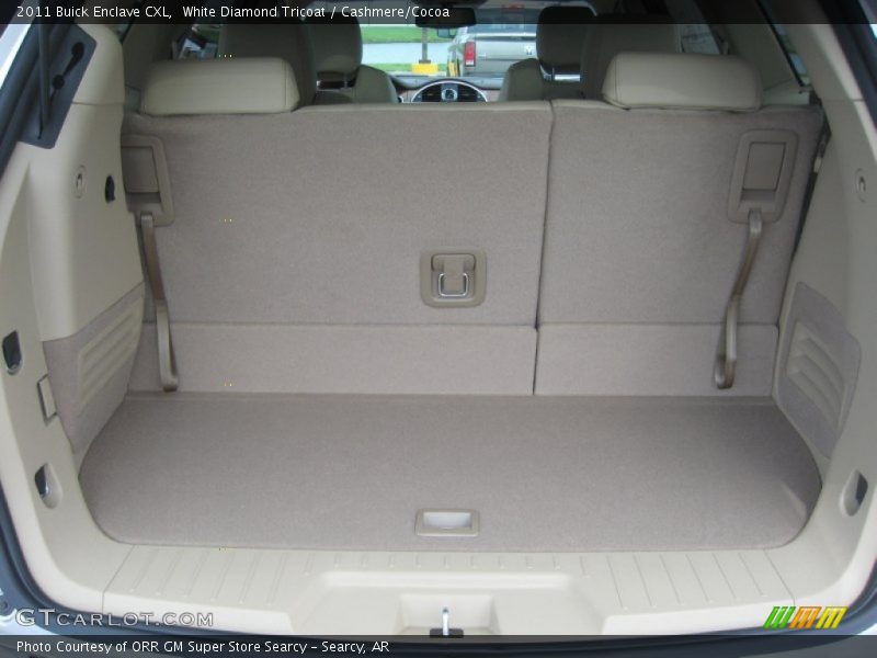White Diamond Tricoat / Cashmere/Cocoa 2011 Buick Enclave CXL