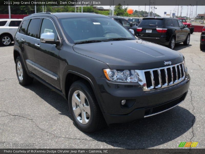 Dark Charcoal Pearl / Black 2011 Jeep Grand Cherokee Limited