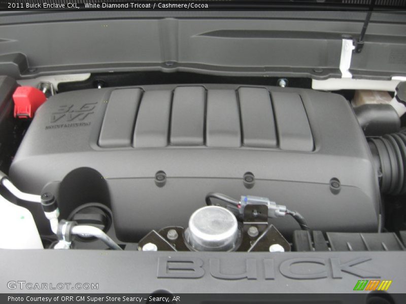 White Diamond Tricoat / Cashmere/Cocoa 2011 Buick Enclave CXL