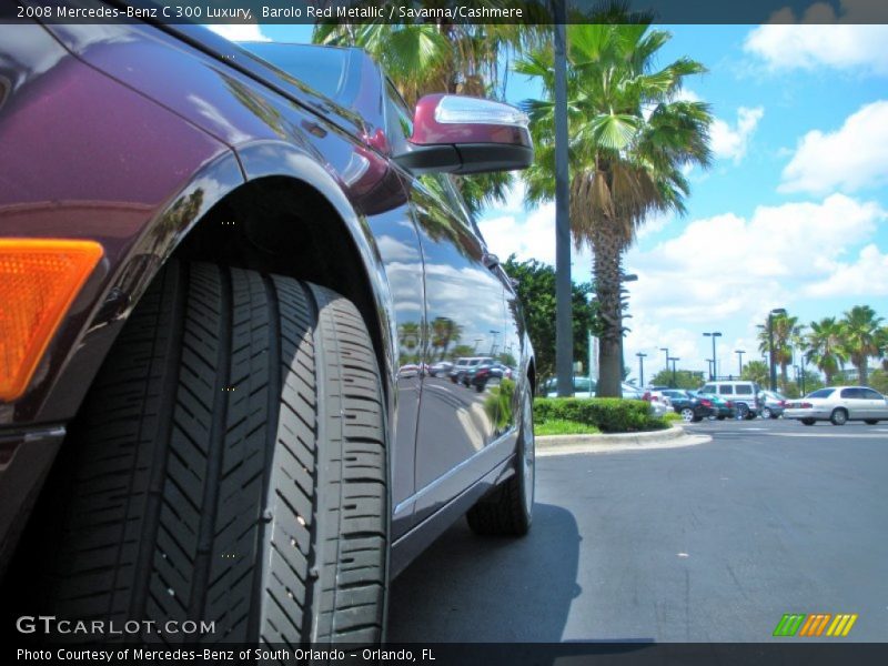 Barolo Red Metallic / Savanna/Cashmere 2008 Mercedes-Benz C 300 Luxury