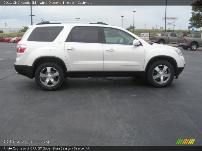 White Diamond Tintcoat / Cashmere 2011 GMC Acadia SLT