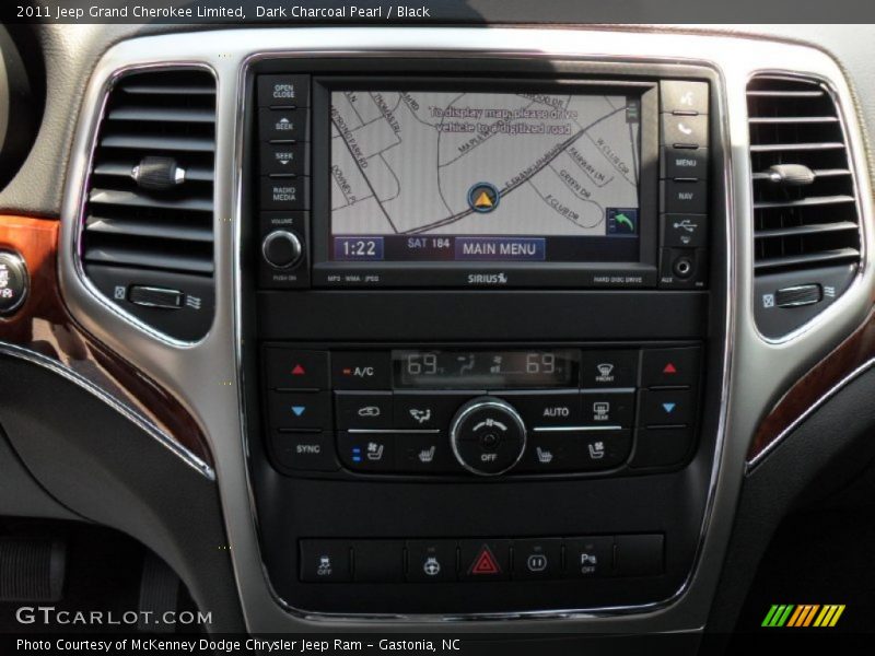 Dark Charcoal Pearl / Black 2011 Jeep Grand Cherokee Limited