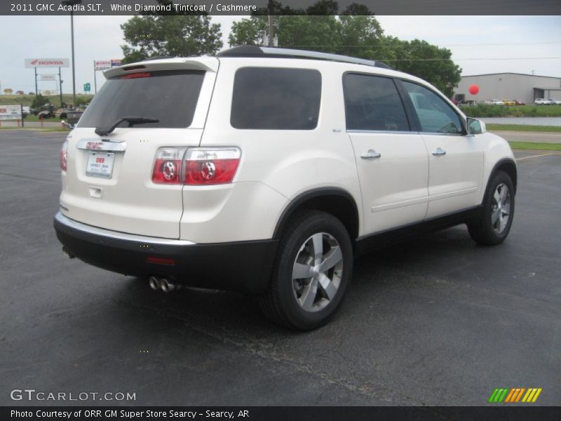 White Diamond Tintcoat / Cashmere 2011 GMC Acadia SLT