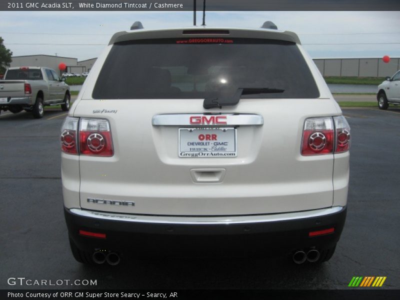 White Diamond Tintcoat / Cashmere 2011 GMC Acadia SLT