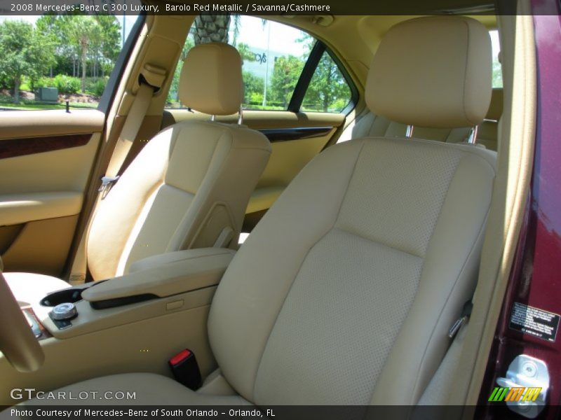 Barolo Red Metallic / Savanna/Cashmere 2008 Mercedes-Benz C 300 Luxury