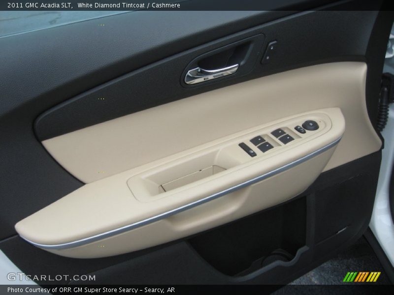 White Diamond Tintcoat / Cashmere 2011 GMC Acadia SLT