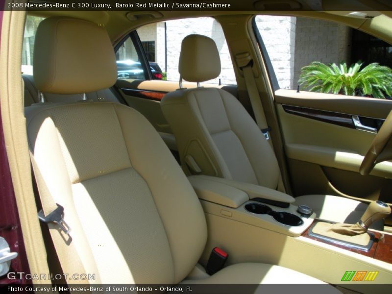 Barolo Red Metallic / Savanna/Cashmere 2008 Mercedes-Benz C 300 Luxury