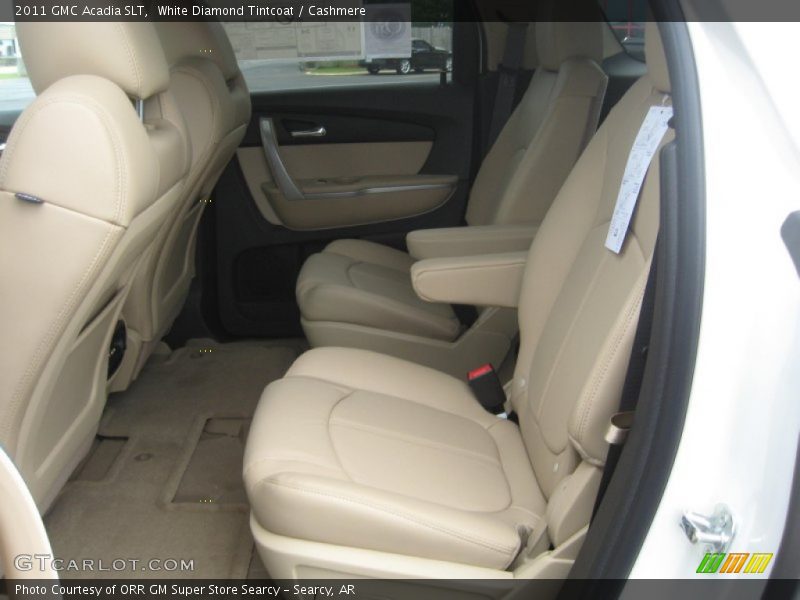 White Diamond Tintcoat / Cashmere 2011 GMC Acadia SLT