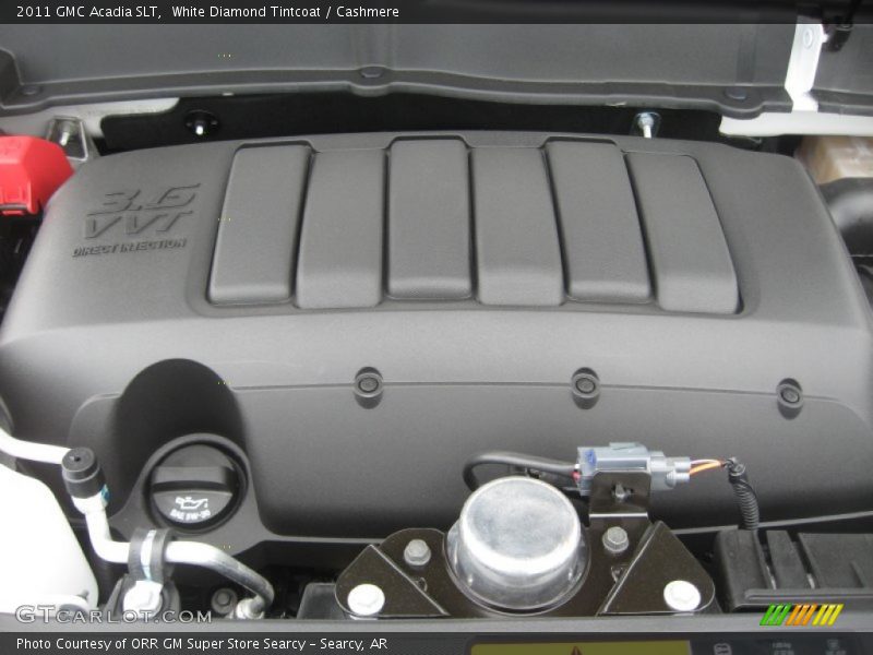 White Diamond Tintcoat / Cashmere 2011 GMC Acadia SLT