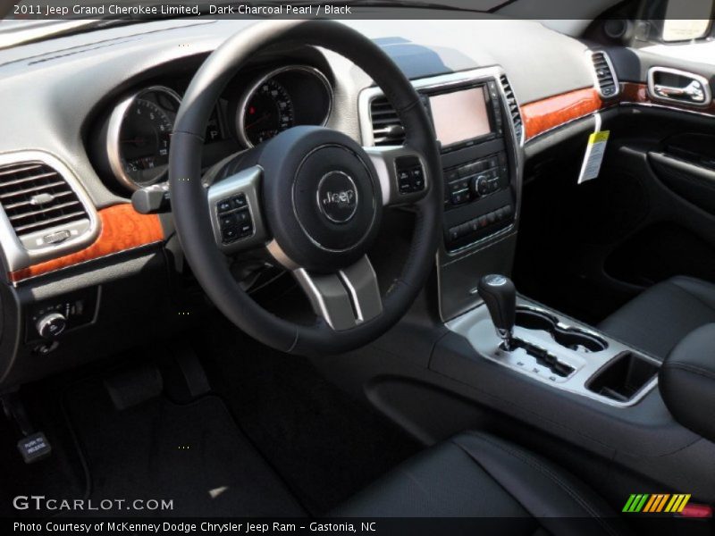 Dark Charcoal Pearl / Black 2011 Jeep Grand Cherokee Limited