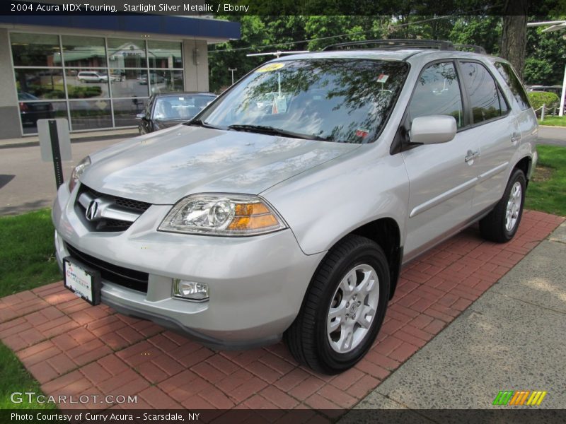 Starlight Silver Metallic / Ebony 2004 Acura MDX Touring