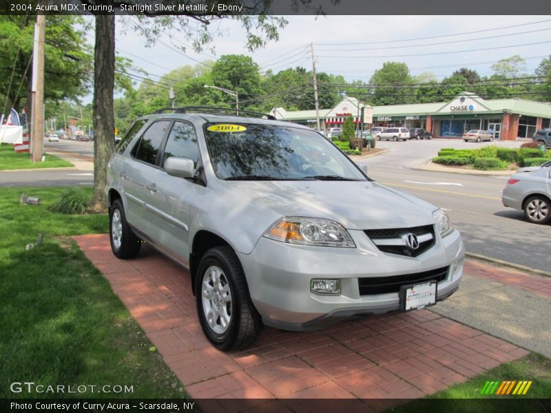 Starlight Silver Metallic / Ebony 2004 Acura MDX Touring