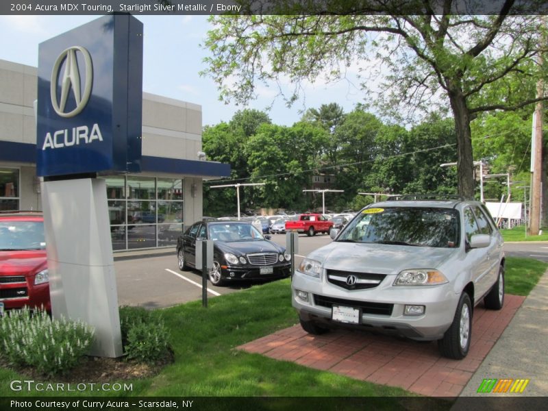 Starlight Silver Metallic / Ebony 2004 Acura MDX Touring