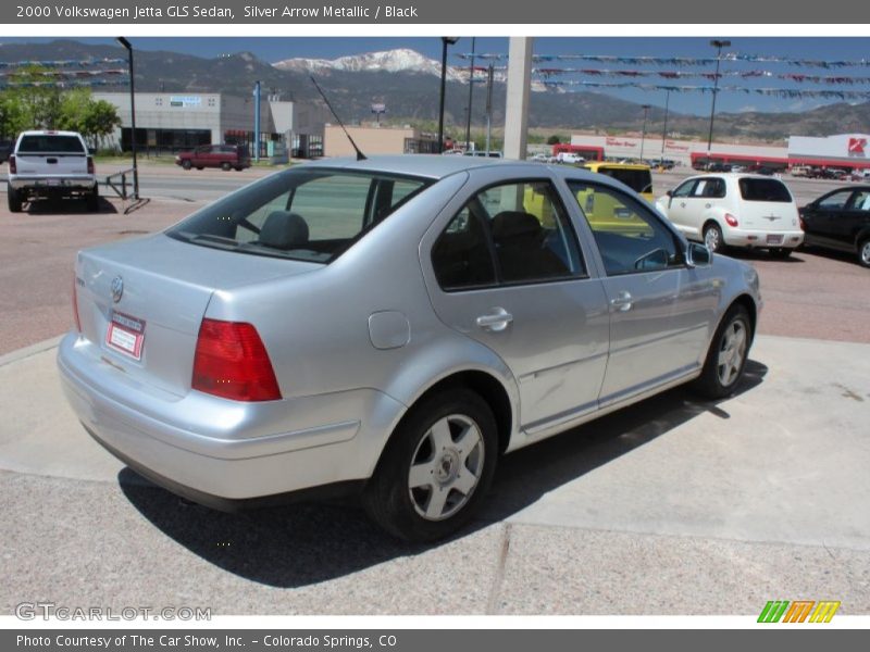 Silver Arrow Metallic / Black 2000 Volkswagen Jetta GLS Sedan