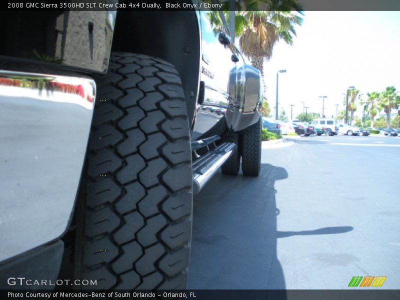 Black Onyx / Ebony 2008 GMC Sierra 3500HD SLT Crew Cab 4x4 Dually