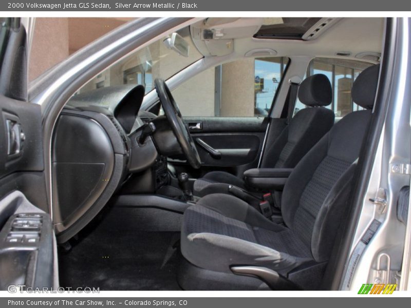 Silver Arrow Metallic / Black 2000 Volkswagen Jetta GLS Sedan