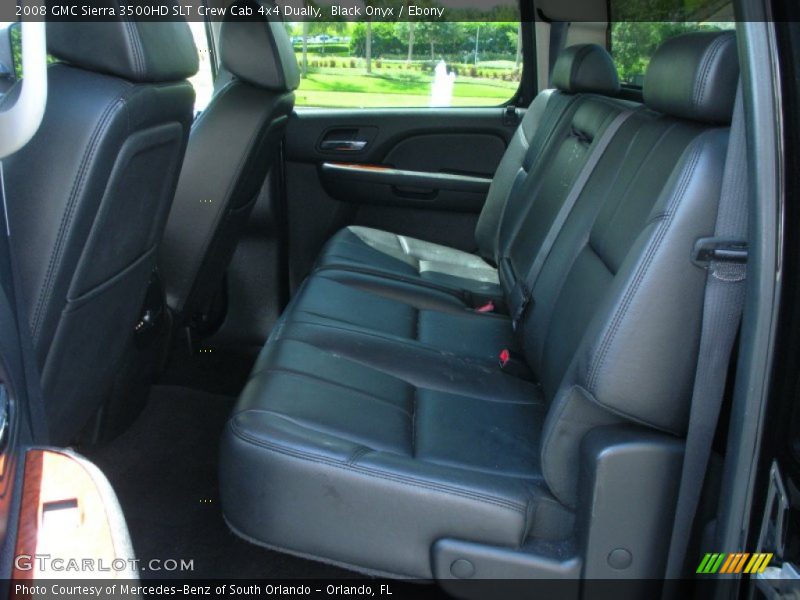Black Onyx / Ebony 2008 GMC Sierra 3500HD SLT Crew Cab 4x4 Dually