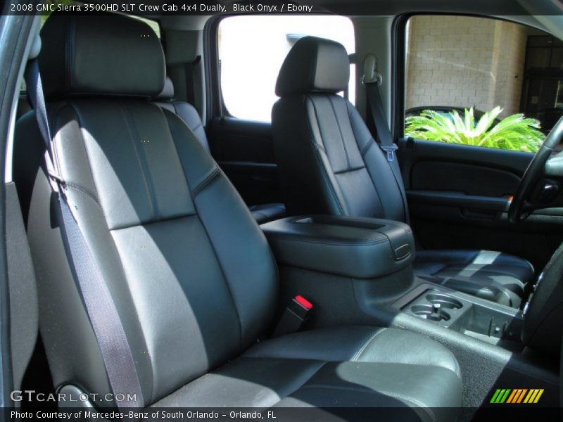 Black Onyx / Ebony 2008 GMC Sierra 3500HD SLT Crew Cab 4x4 Dually